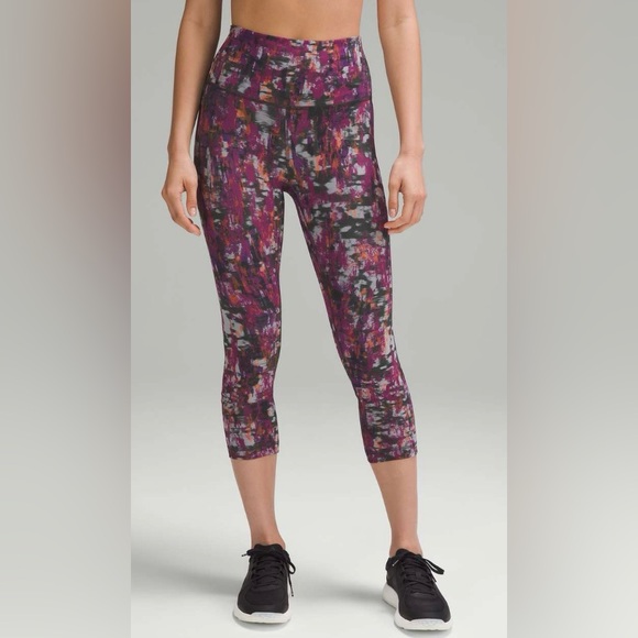 Lululemon multicolor wunder train HR tight 25” - Picture 1 of 5